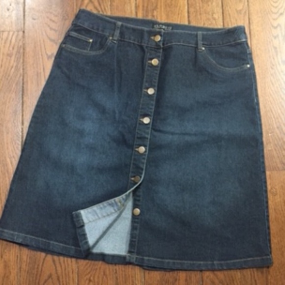 Simply Be Dresses & Skirts - Eloquii Denim Skirt